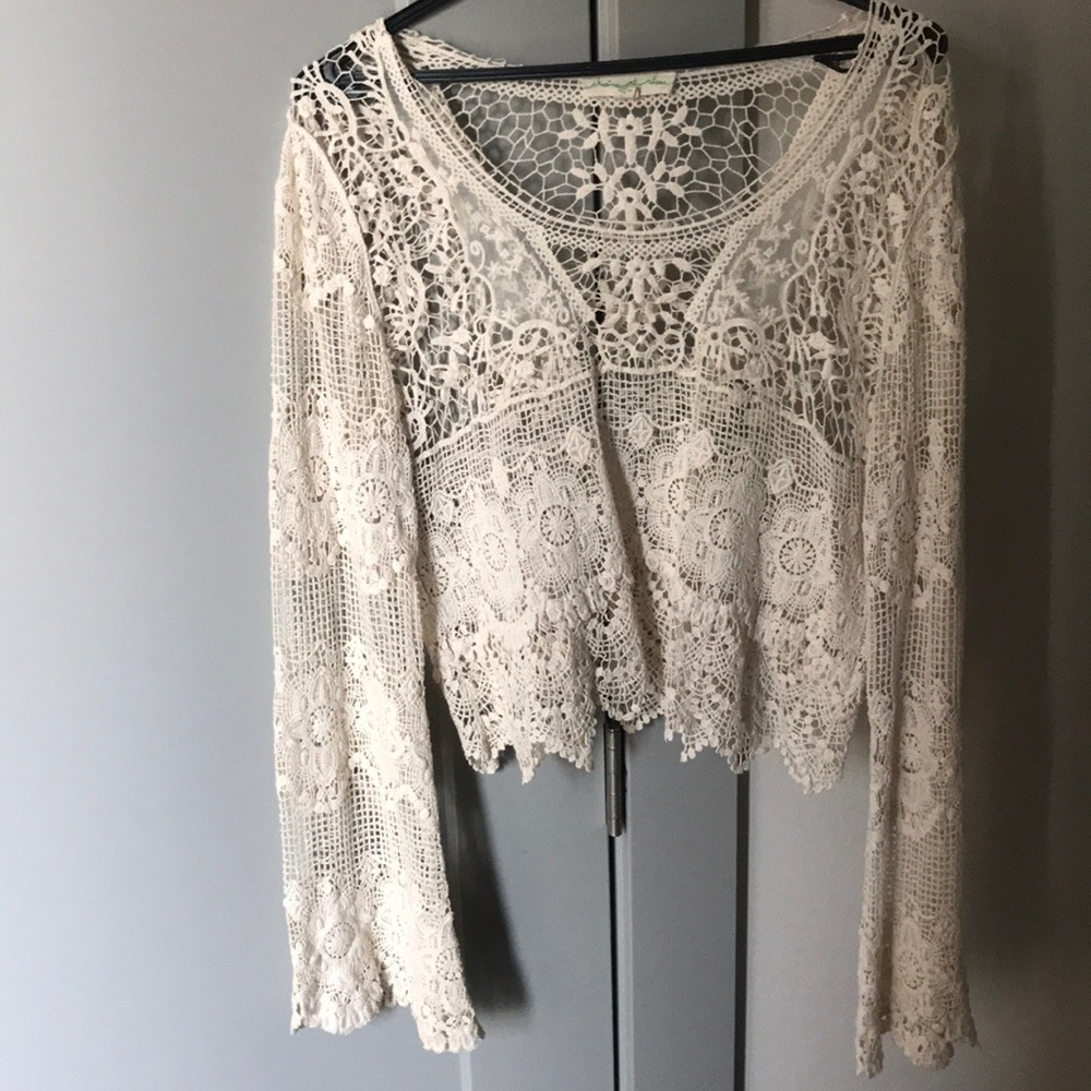 Staring at Stars Crocheted Top